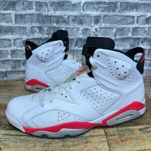 Nike Air Jordan 6 VI Retro White Infrared 2013 384664-123 Mens Size 14 Rare